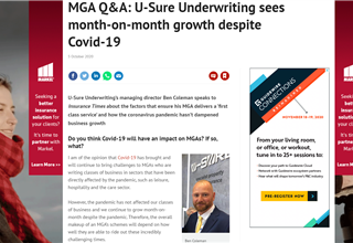 Ben Coleman, MD of U-Sure interviewed by Insurance Times